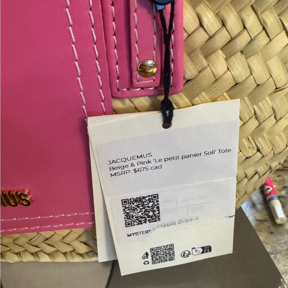 Jacquemus Le Petit Panier Soli Basket Bag (Pink) - Picture 4 of 17